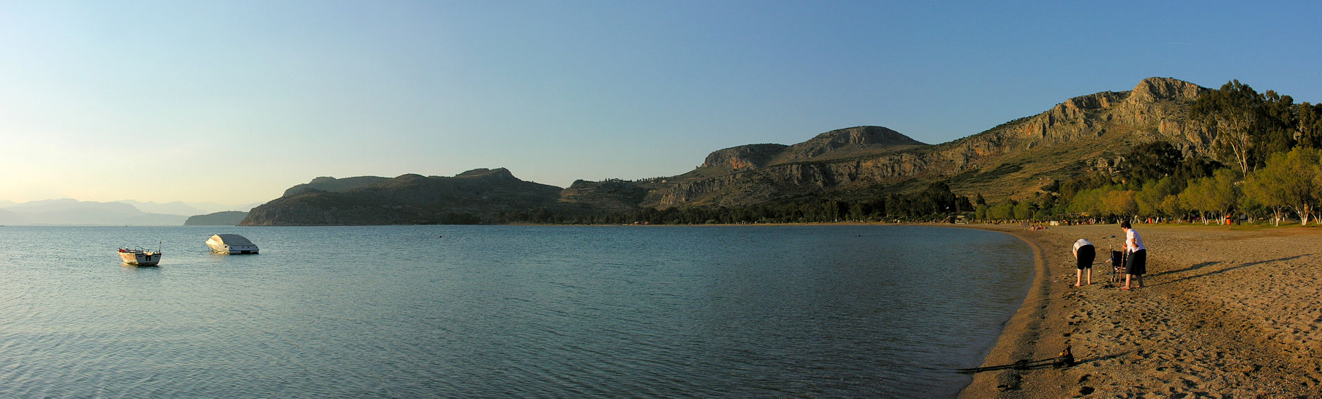 Sea and fortifications at Nafplio