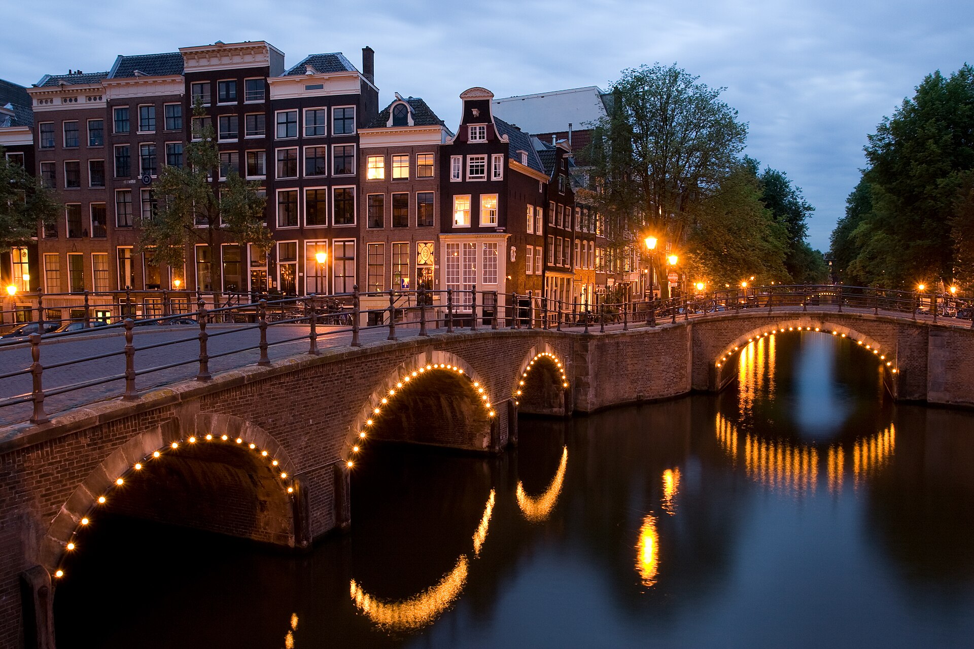 Amsterdam canal houses