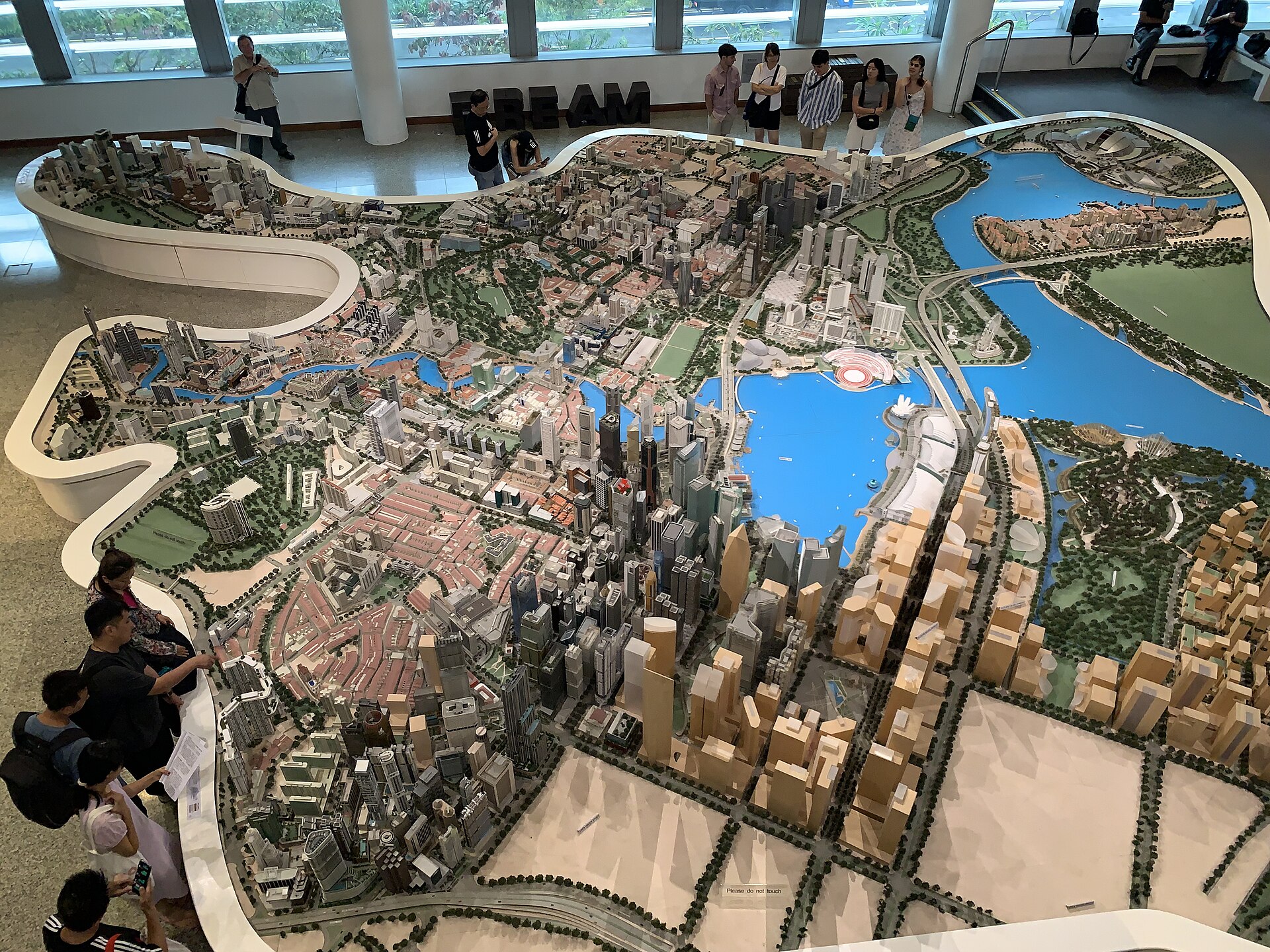 Singapore city-planning model