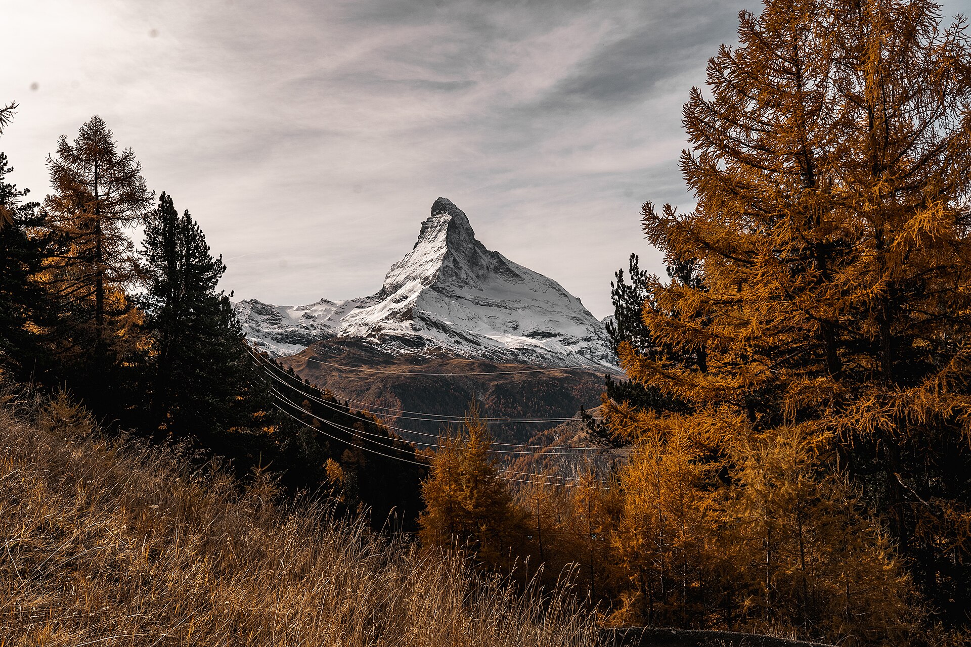 The Matterhorn above Zermatt